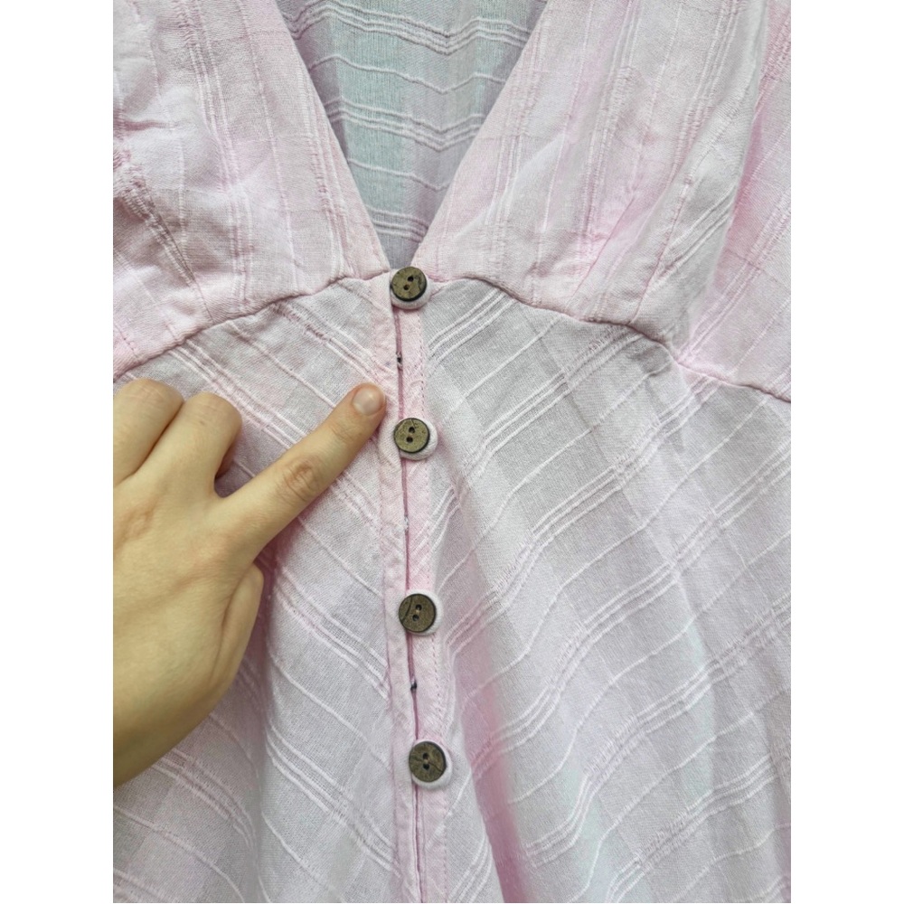 Free People Free-est New In Town Midi Dress Medium Pink Festival Bloom - Picture 5 of 16